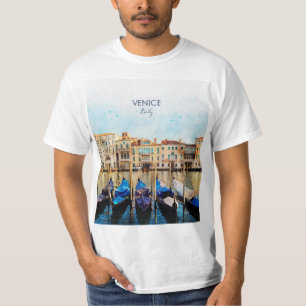 VENICE VENEZIA watercolor - Italy Travel souvenir  T-Shirt