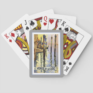 Venice Venise Italy Vintage Travel Playing Cards