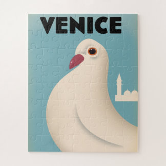 Venice Vintage style travel poster Jigsaw Puzzle