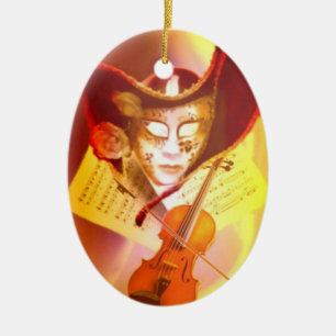 Venice Violinist Ornament