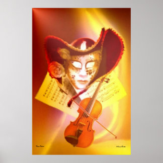 Venice Violinist Print