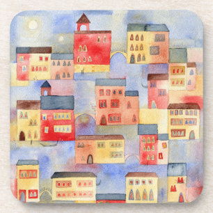 Venice Watercolor Coaster