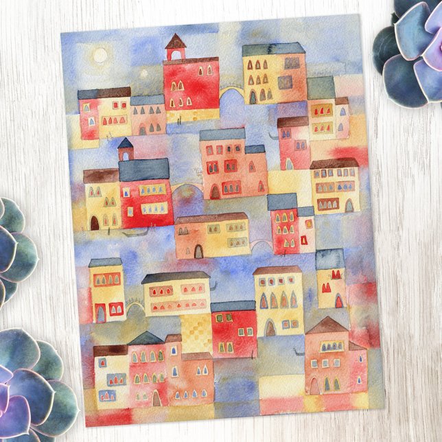 Venice Watercolor Postcard (Creator Uploaded)