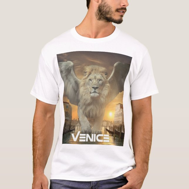VENICE - WINGED LION T-Shirt (Front)