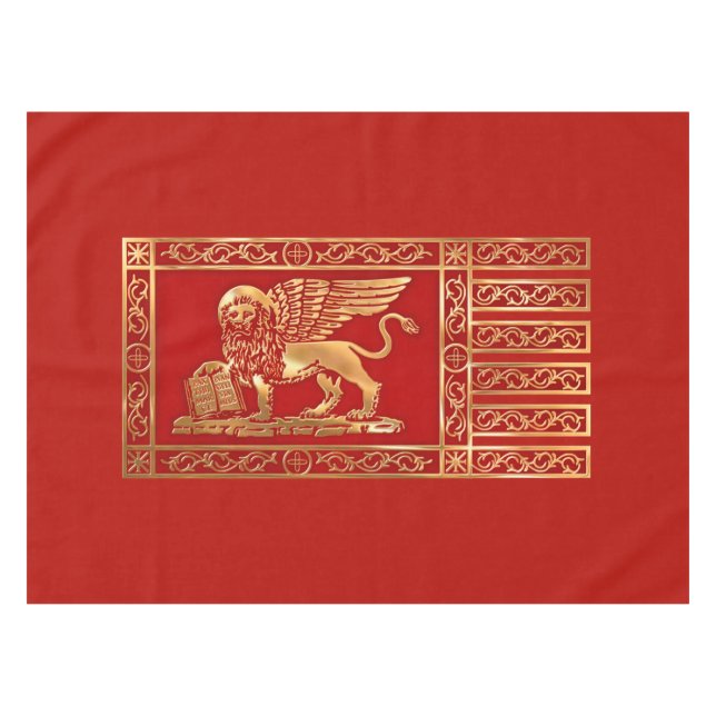 Venice's Flag Tablecloth (Front (Horizontal))