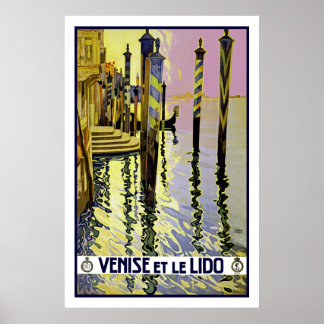 Venise et le Lido Poster