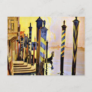 Venise et le Lido Venice Italy Postcard