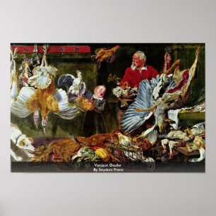 Venison Dealer By Snyders Frans Poster