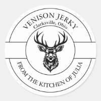 Venison Jerky Label