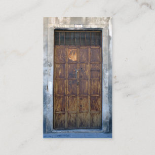 venitian door business card