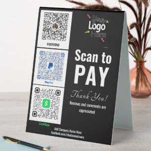 Venmo Add Your Business Logo Pay Here