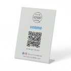 Venmo Payment Tabletop Sign | QR Code Scan to Pay