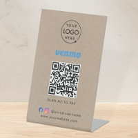 Venmo QR Code Payment | Rustic Kraft Business Logo