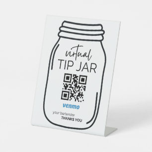 Venmo QR Code Sign for Bartenders