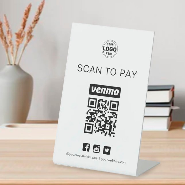 Venmo QR Code Sign Scan to Pay Business (Creator Uploaded)