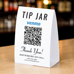 Venmo Tip Jar QR Business