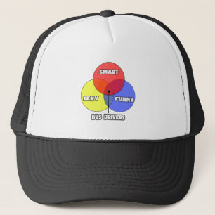 Venn Diagram .. Bus Drivers Trucker Hat