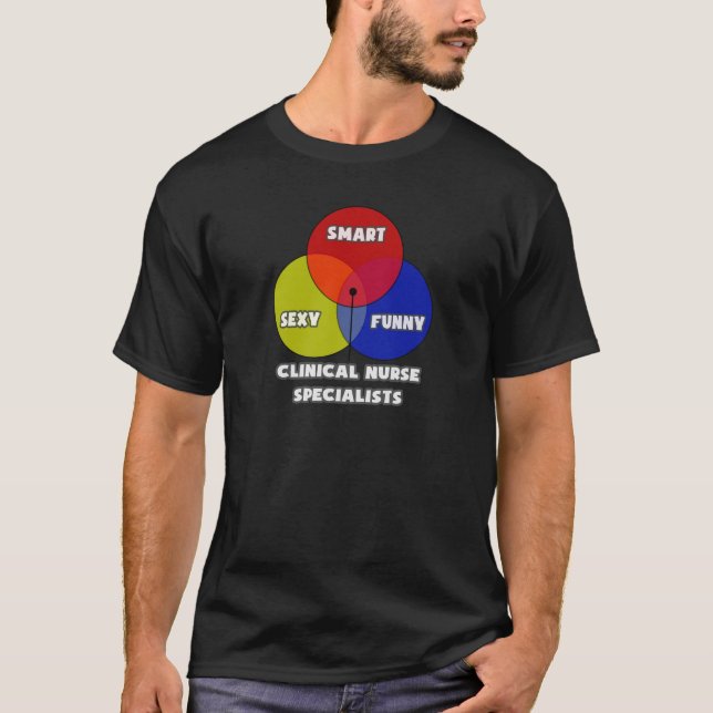 Venn Diagram .. Clinical Nurse Specialists T-Shirt (Front)