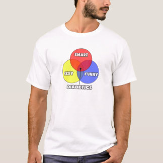 Venn Diagram .. Diabetics T-Shirt