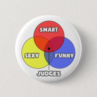 Venn Diagram .. Judges 6 Cm Round Badge