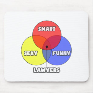 Venn Diagram .. Lawyers Mouse Mat
