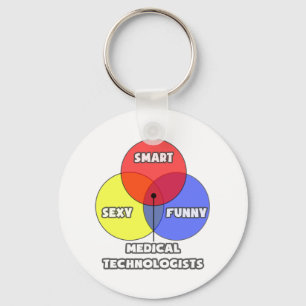 Venn Diagram .. Medical Technologists Key Ring