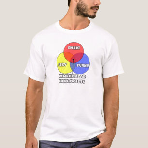 Venn Diagram .. Molecular Biologists T-Shirt