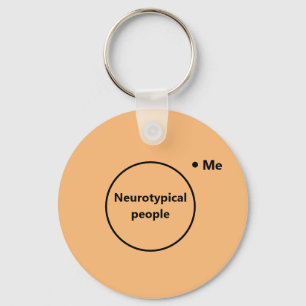 Venn diagram not typical key ring