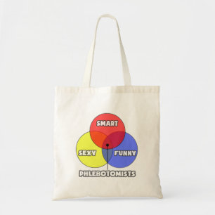 Venn Diagram .. Phlebotomists Tote Bag
