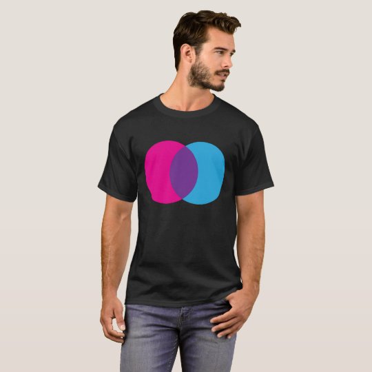 Venn Diagram Pink, Blue, & Purple T-Shirt