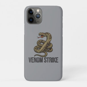 Venom Fury: Deadly Rattlesnake Strike iPhone 11 Pro Case