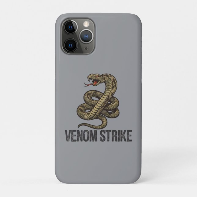 Venom Fury: Deadly Rattlesnake Strike Case-Mate iPhone Case (Back)