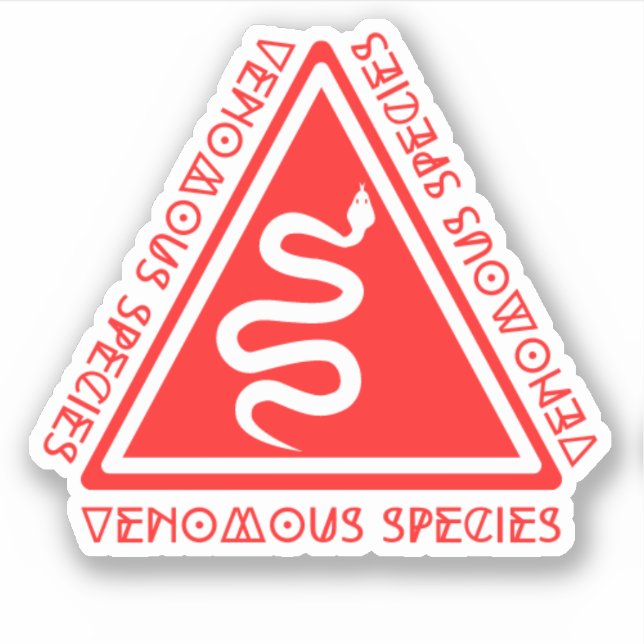 VENOMOUS SPECIES Sticker (Front)