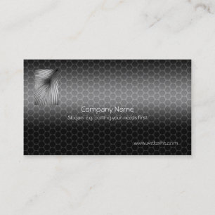 Vent Tubing with Metallic-look template Business Card