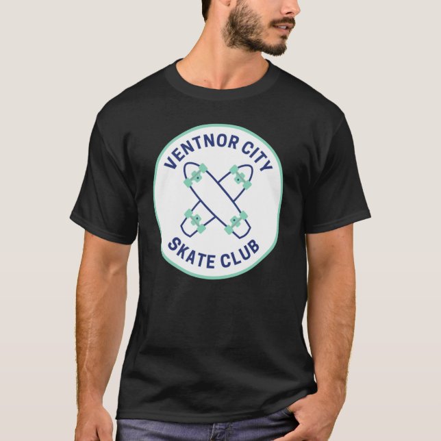 Ventnor City NJ Skate Club T-Shirt (Front)