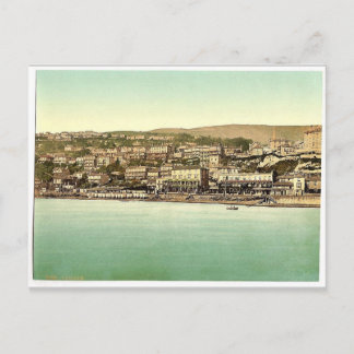 Ventnor, from sea, Isle of Wight, England rare Pho Postcard