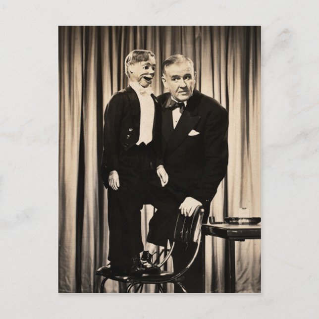 Ventriloquist Dummy Postcard (Front)