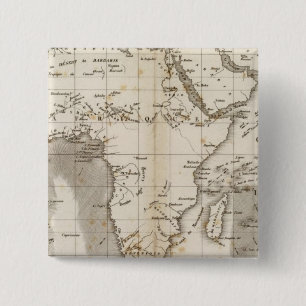 Vents Afrique 15 Cm Square Badge
