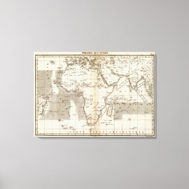 Vents Afrique Canvas Print (Front)