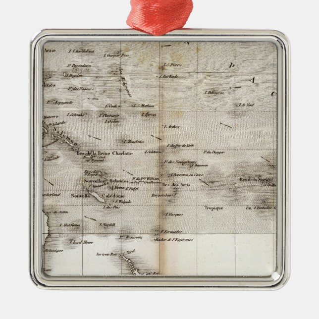 Vents Ocean Pacifique Metal Tree Decoration (Front)