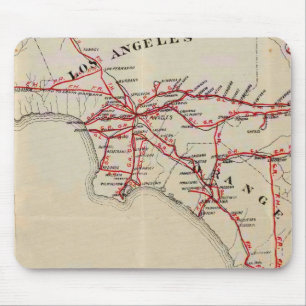 Ventura, Los Angeles, San Bernardino, Orange Mouse Mat