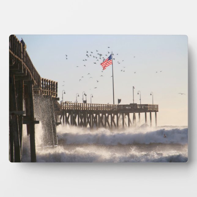 Ventura Pier Waves | El Nino Plaque (Front)