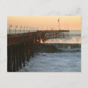 Ventura Storm Pier Postcard