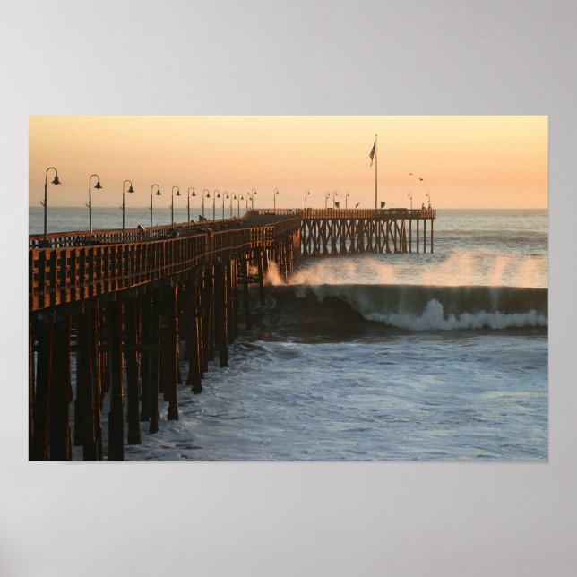Ventura Storm Pier Poster (Front)