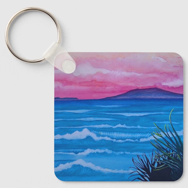 Ventura Sunset Key Ring (Front)