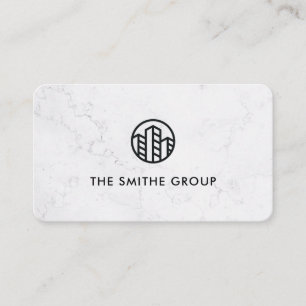 Venture Capitalist Corporate Marble Business Card