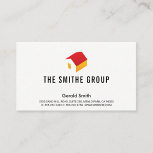 Venture Capitalist Corporate Realtor Logo Business Card