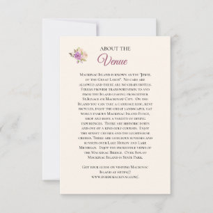 Venue Information Card