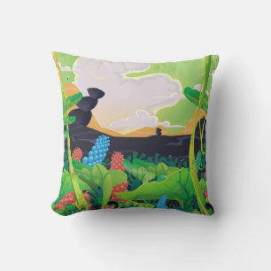 Venus Adventure Awaits! travel poster. Cushion