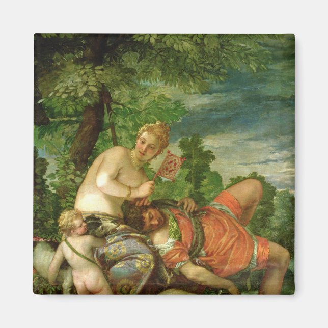 Venus and Adonis, 1580 Magnet (Front)
